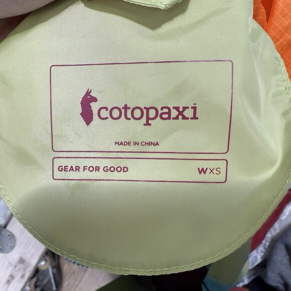 Cotopaxi Teca Windbreaker Half Zip Neon Lightweight Womens Size XS NEW NWT - Picture 7 of 7